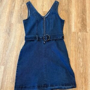 Rewash Dark Blue Denim Mini Dress NWOT